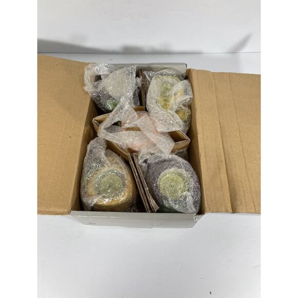 Partylite Harvest Medley Votive Tea Light Holders 5 Fall Fruits Vegg + Candles‎ - Picture 3 of 12